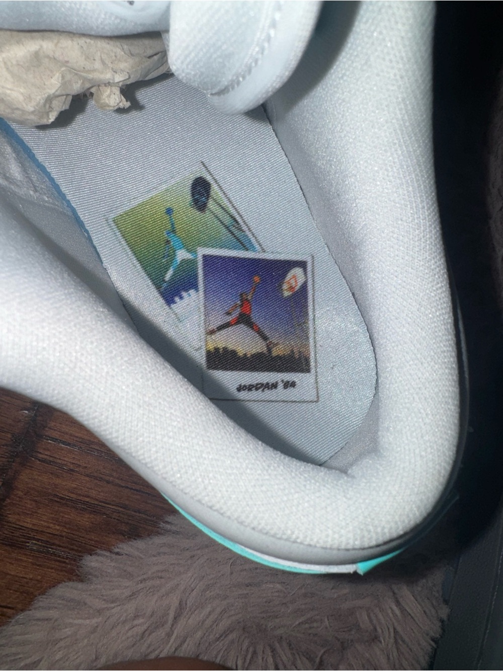 (WMNS) Air Jordan 1 Low SE 'Polaroid' size 8 brand new with box with 2 set laces - Picture 3 of 16